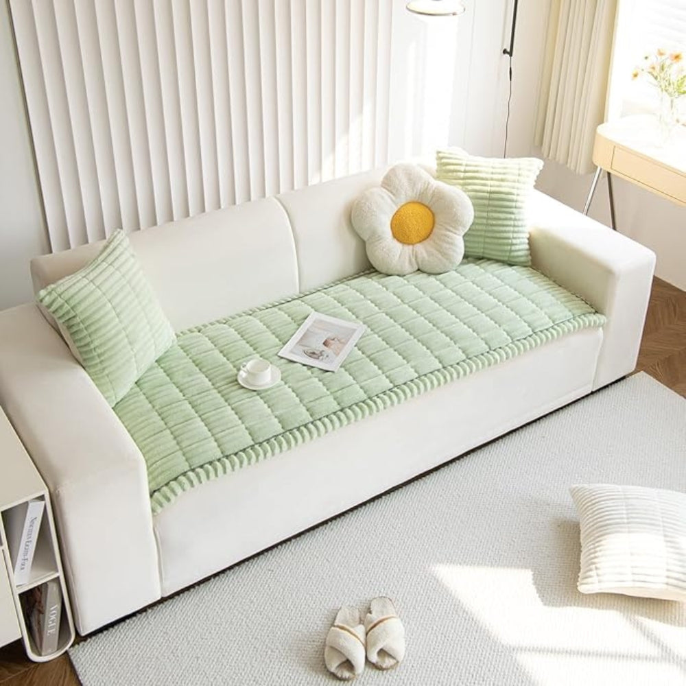 Sofara - Plush Quilted Sofa Pad Cover