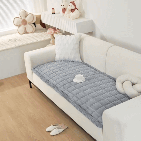 Sofara - Plush Quilted Sofa Pad Cover