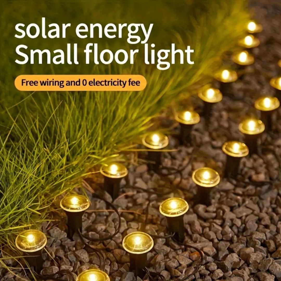 Solaire Garden Lights | Solar-Powered, Weatherproof 15-Pack Outdoor Lights 1