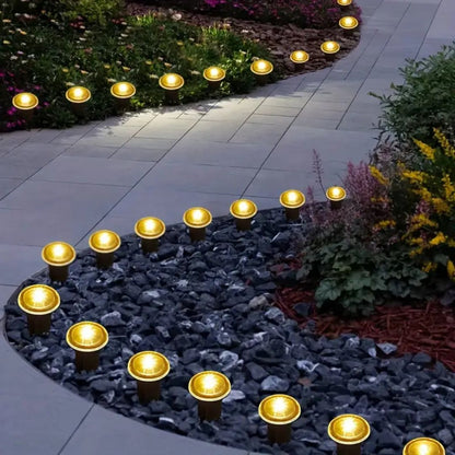 Solaire Garden Lights | Solar-Powered, Weatherproof 15-Pack Outdoor Lights 2