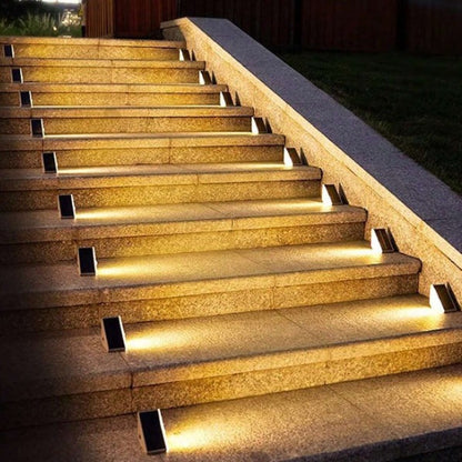 Solaire LED Step Lights | Solar Powered, Weather Resistant Outdoor Lighting 0