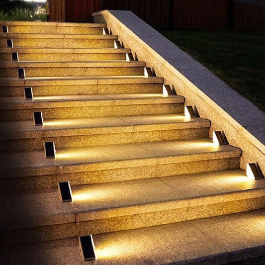 Solaire LED Step Lights | Solar Powered, Weather Resistant Outdoor Lighting 0