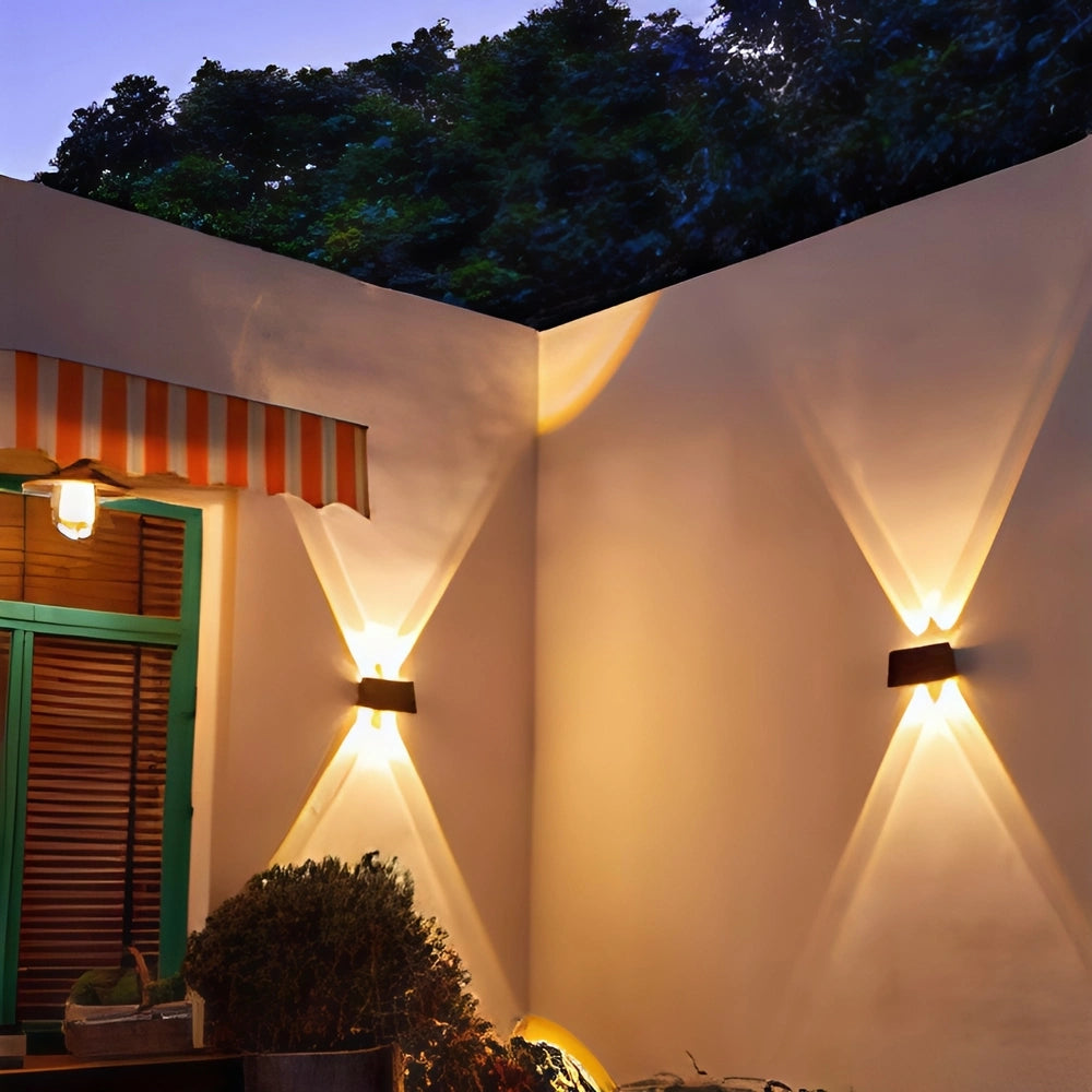 Solaire Wall Sconce | Solar-Powered Outdoor Wall Lights, Dual Lighting Modes 1
