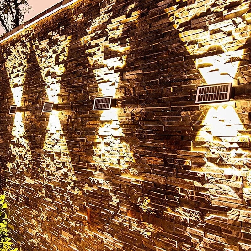 Solaire Wall Sconce | Solar-Powered Outdoor Wall Lights, Dual Lighting Modes 3