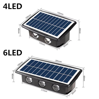 Solaire Wall Sconce | Solar-Powered Outdoor Wall Lights, Dual Lighting Modes 8