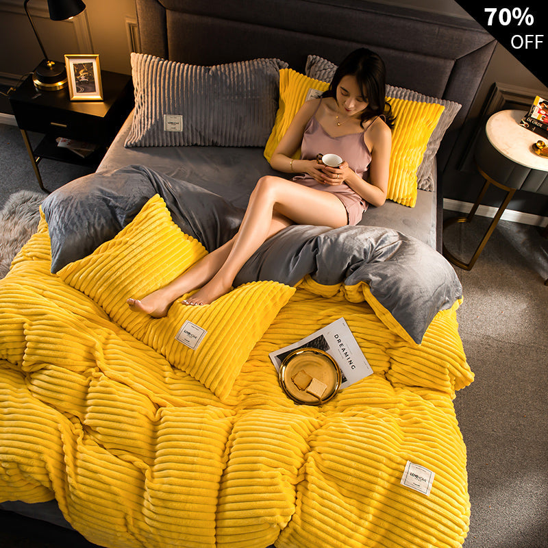 Somnira - Textured Double-Layered Duvet Cover
