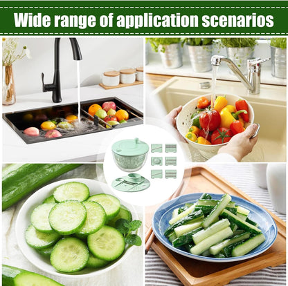 Spinnova - Manual Rotary Big Salad Spinner
