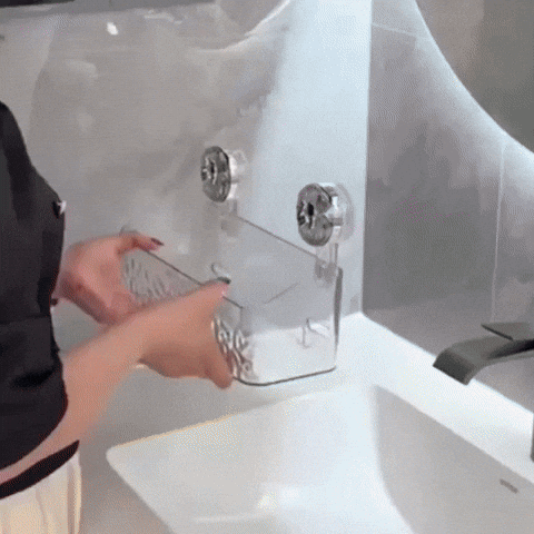 SuctioShelf - Suction Cup Shower Caddy