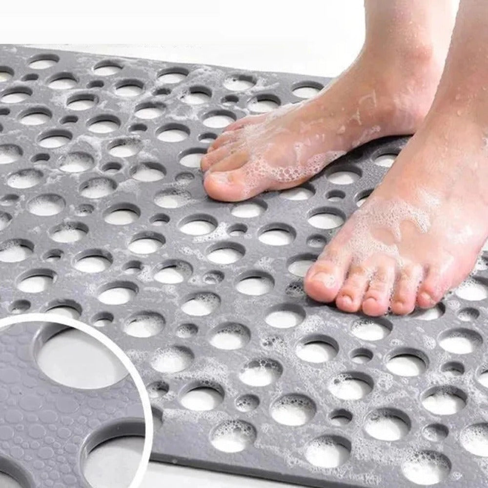 Sura Shower Mat | Non-Slip, Antibacterial PVC 4