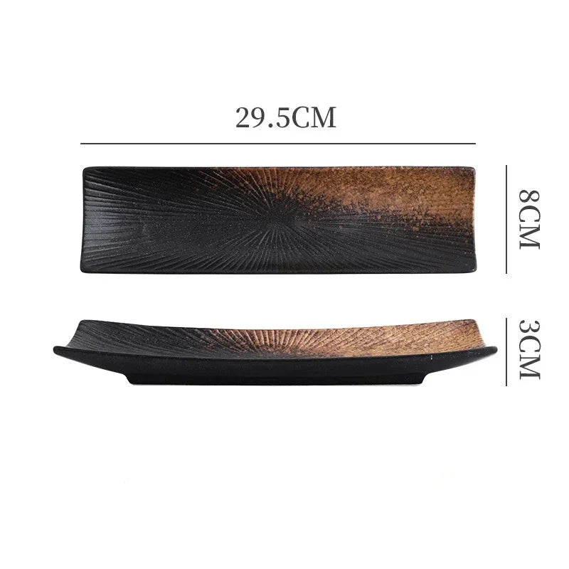 Sushima - Long Rectangular Serving Plate