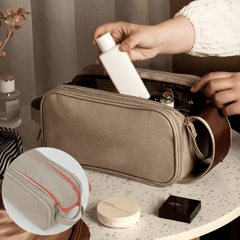 Tavira Makeup Bag | Water-Repellent Nylon Organizer for Travel 2