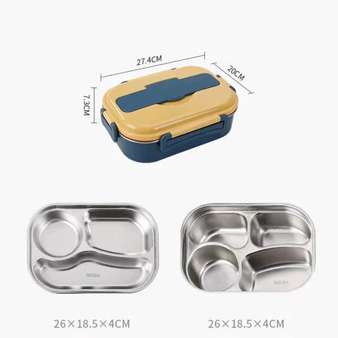 Thermiq - Divided Thermal Bento Box