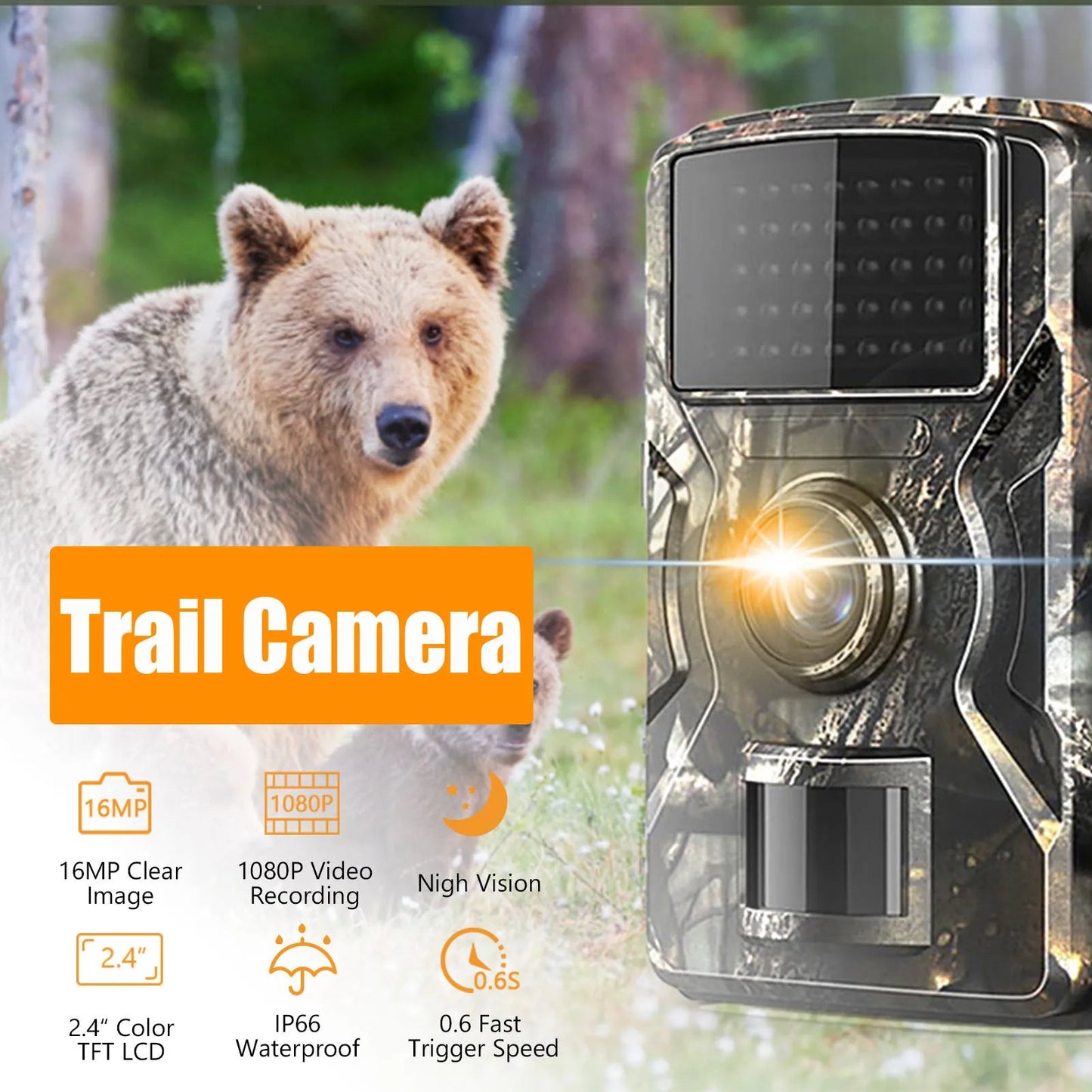 TrailOptic - Camouflage Pattern Trail Camera