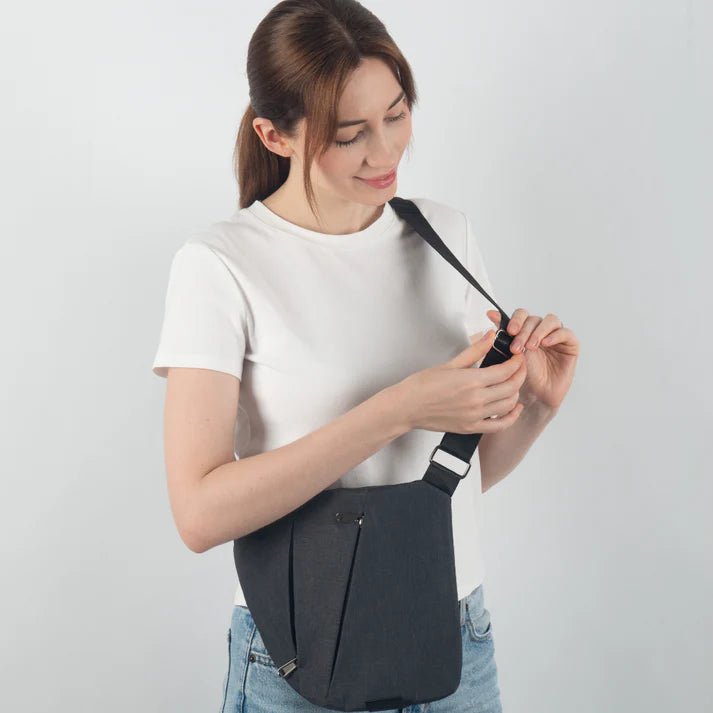 TrekGuard Shoulder Bag | RFID Protection, Water-Repellent, Cut-Resistant Strap 3