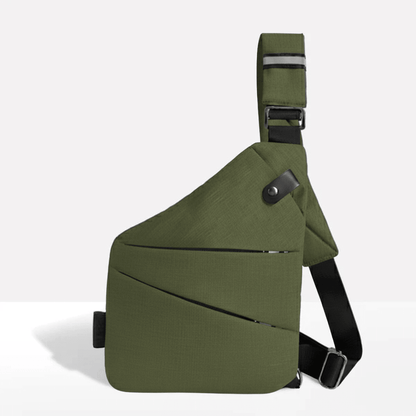 TrekGuard Shoulder Bag | RFID Protection, Water-Repellent, Cut-Resistant Strap 30