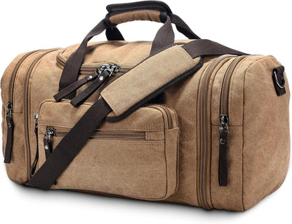 TrekMate Duffle Bag | Expandable High-Density Canvas, 40L to 50L, Perfect Gym Bag for Men 3