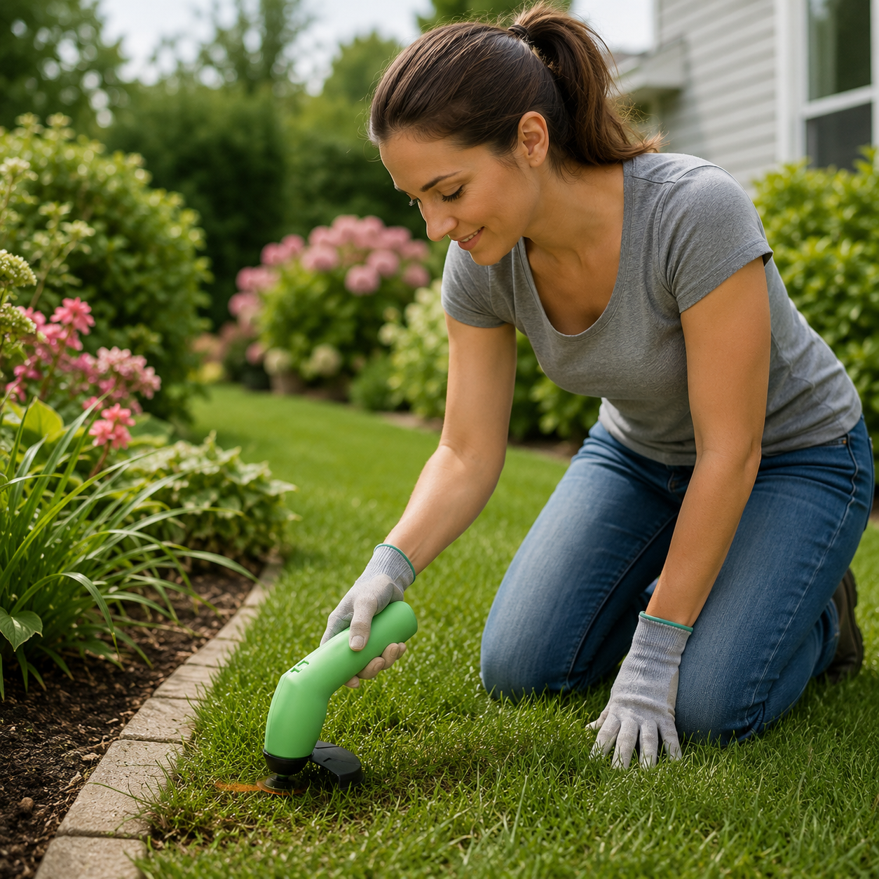 TrimMaster Lawn Trimmer | Cordless, Lightweight, Battery Powered Weed Eater 0