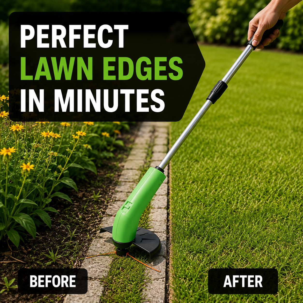 TrimMaster Lawn Trimmer | Cordless, Lightweight, Battery Powered Weed Eater 2