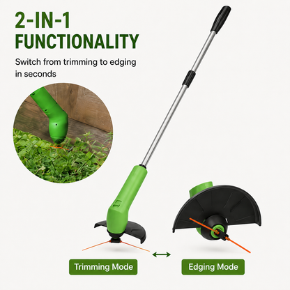 TrimMaster Lawn Trimmer | Cordless, Lightweight, Battery Powered Weed Eater 6