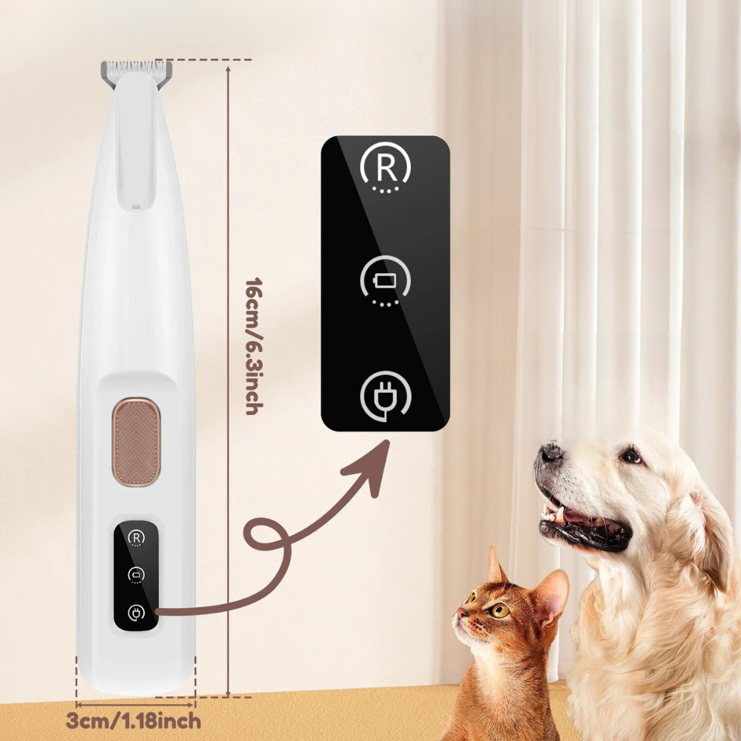 TrimPaws - Cordless Pet Grooming Hair Clipper