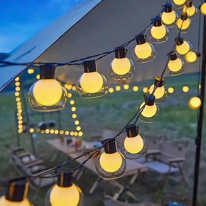 Twiluma Solar String Lights | Dual Charging, 8 Lighting Modes, Waterproof 6