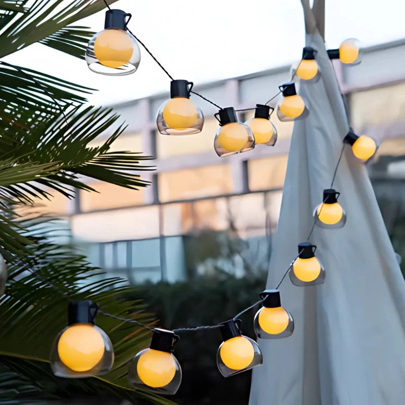 Twiluma Solar String Lights | Dual Charging, 8 Lighting Modes, Waterproof 7