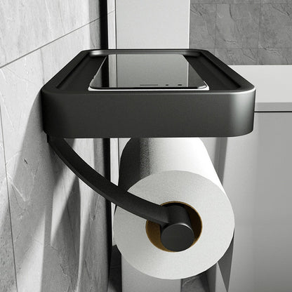 Valuma - Wall Mounted Toilet Paper Holder With Shelf