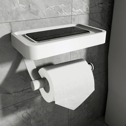 Valuma - Wall Mounted Toilet Paper Holder With Shelf