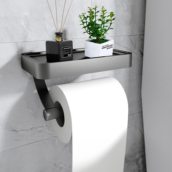 Valuma - Wall Mounted Toilet Paper Holder With Shelf