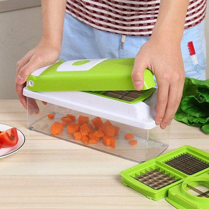 Veggify - 12-In-1 Interchangeable Blade Vegetable Slicer