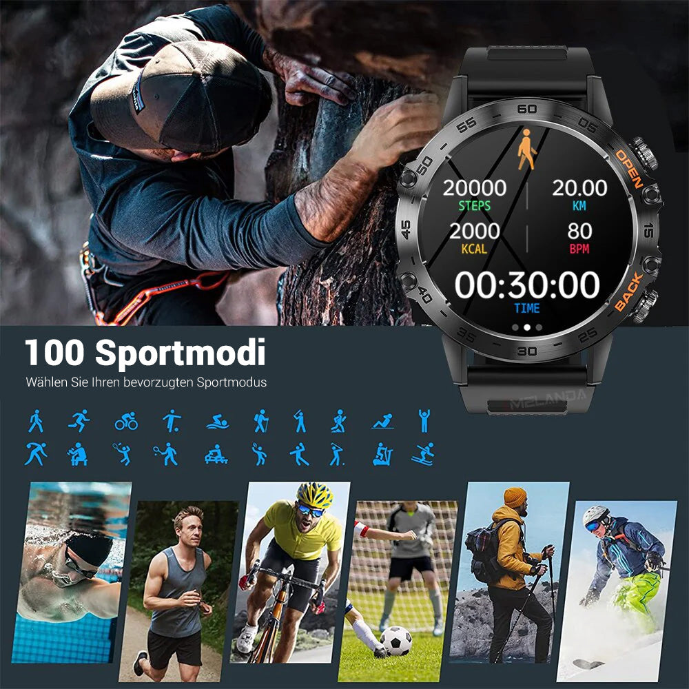 VeloSync - 1.39-Inch HD Display Fitness Smartwatch