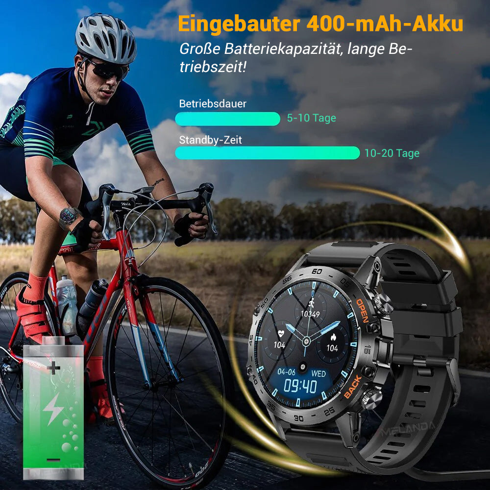 VeloSync - 1.39-Inch HD Display Fitness Smartwatch