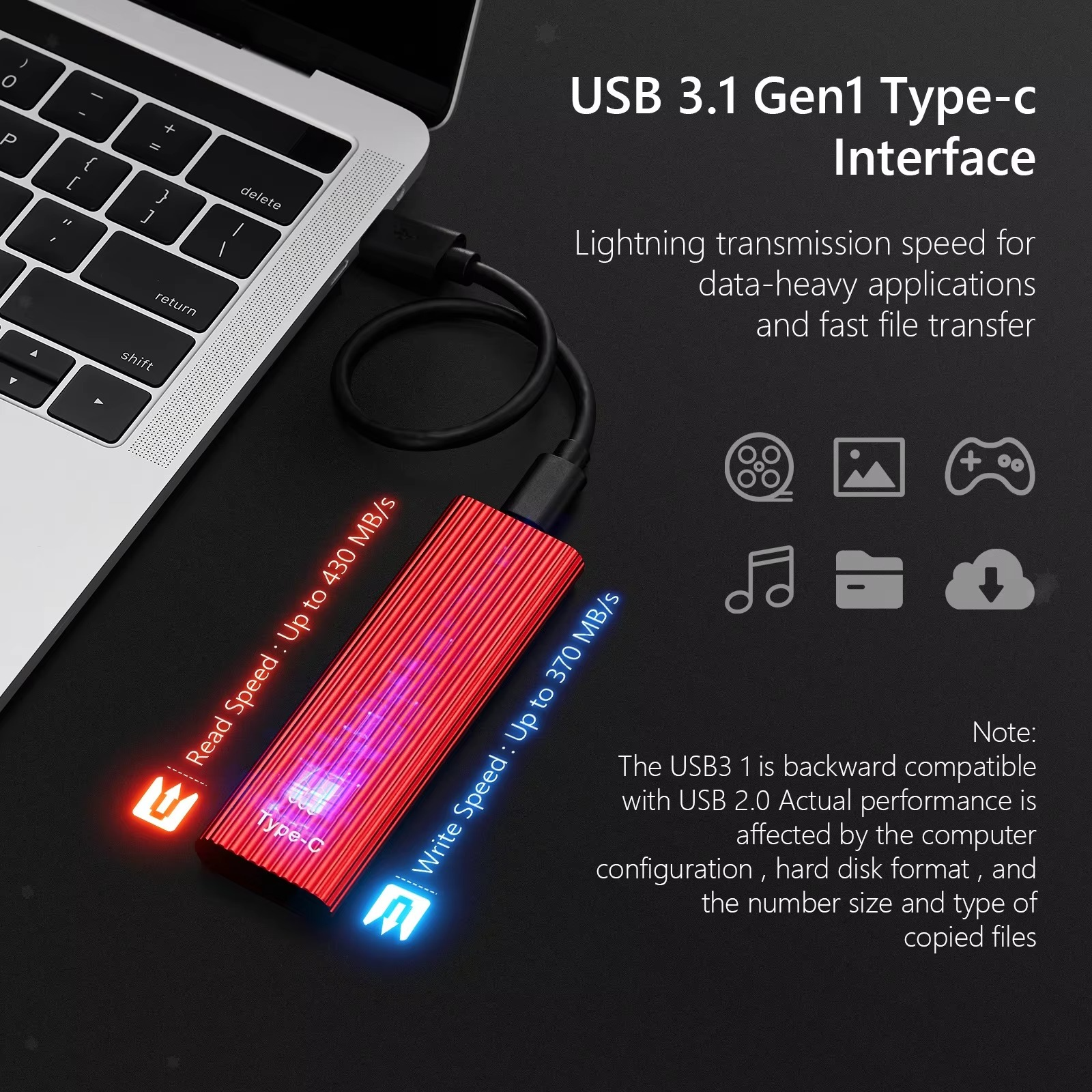 Veloqis - Portable SSD Storage Drive