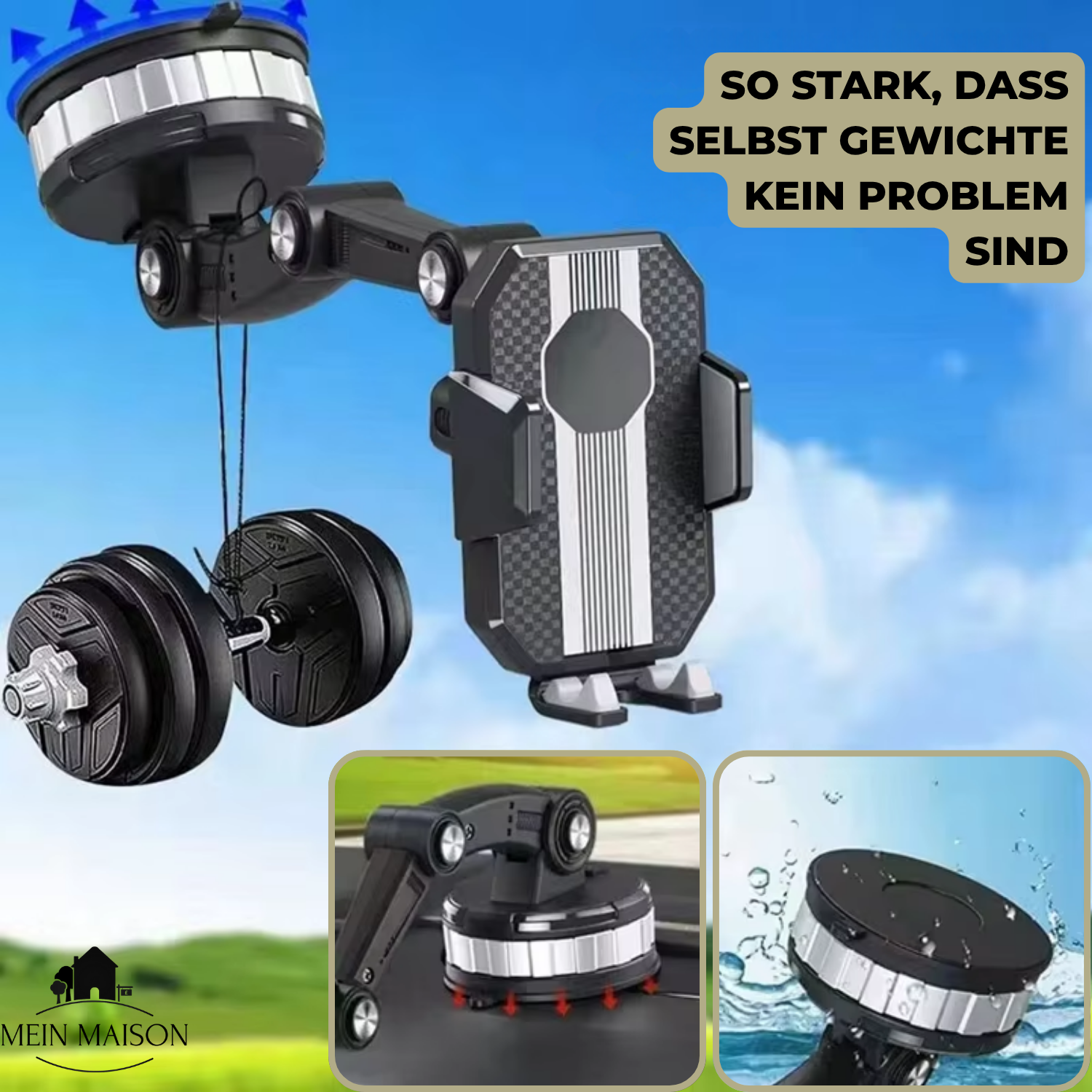 Vexam - Multi-Jointed Dashboard Car Phone Mount