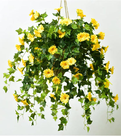 ViraVine - Artificial Hanging Plant With Pink Flowers