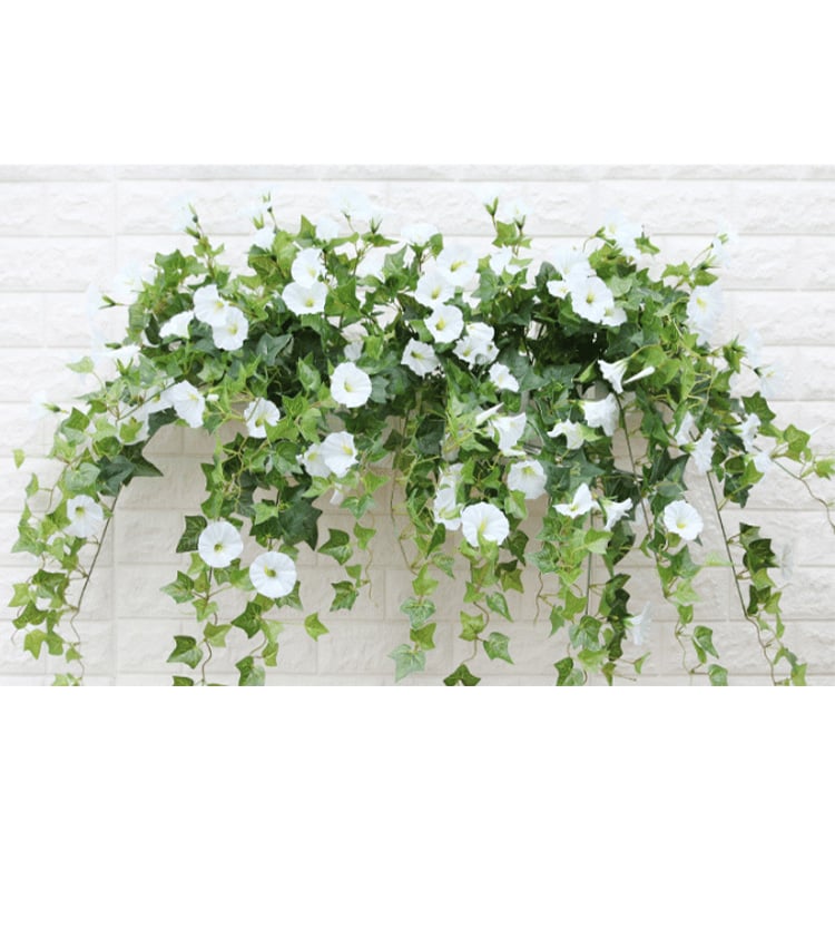 ViraVine - Artificial Hanging Plant With Pink Flowers