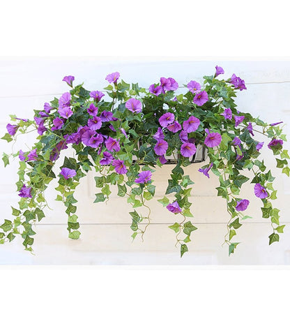 ViraVine - Artificial Hanging Plant With Pink Flowers