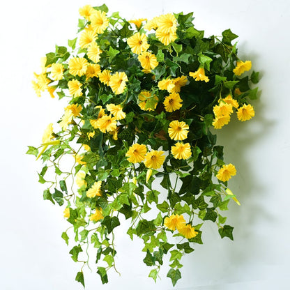 ViraVine - Artificial Hanging Plant With Pink Flowers