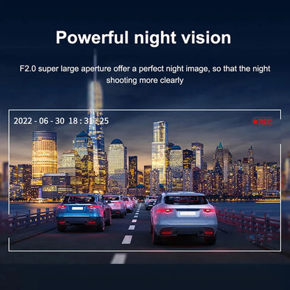 Visiq - 1080p Dual Lens Car Dash Cam