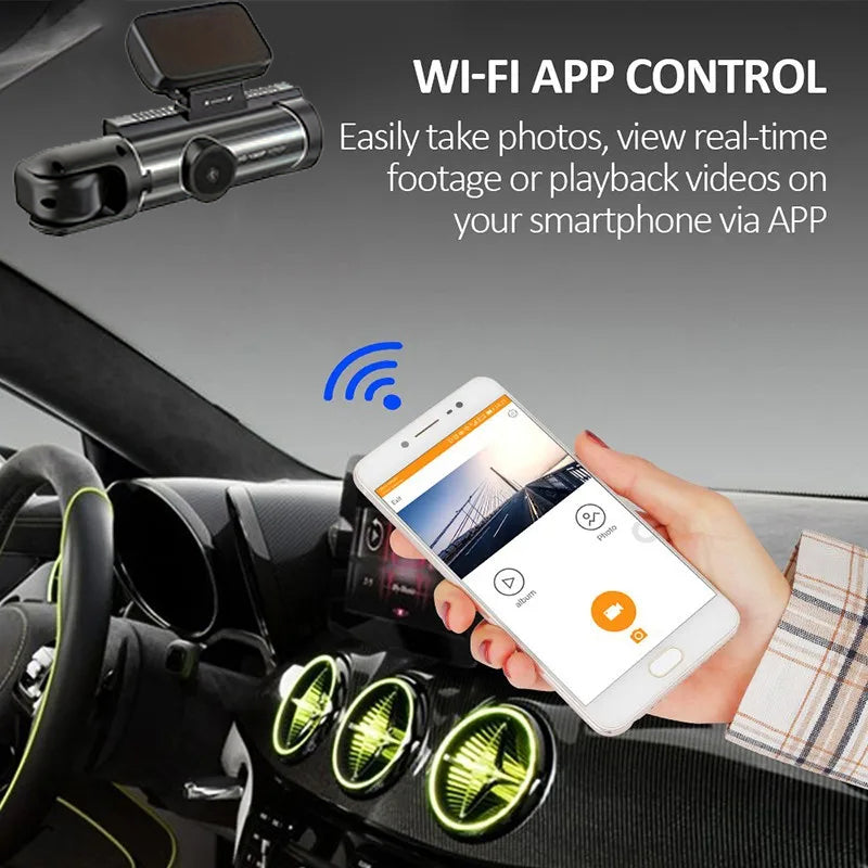 Visiq - 1080p Dual Lens Car Dash Cam