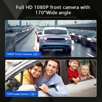 Visiq - 1080p Dual Lens Car Dash Cam