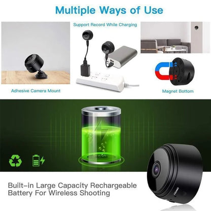Visiqam - Wireless 1080p Surveillance Mini Camera