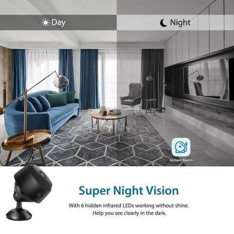 Visiqam - Wireless 1080p Surveillance Mini Camera