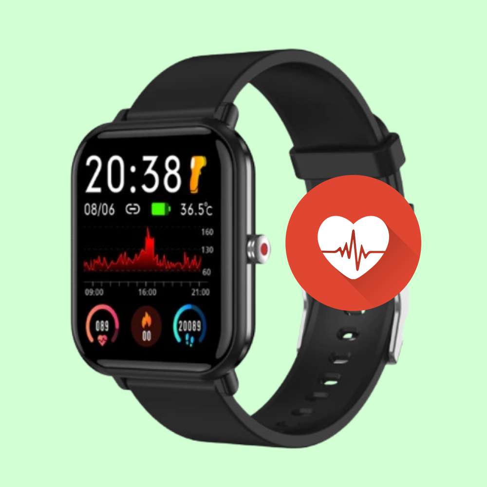 Vitasense - Health Monitoring Digital Touchscreen Smartwatch