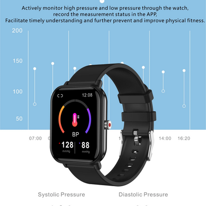 Vitasense - Health Monitoring Digital Touchscreen Smartwatch