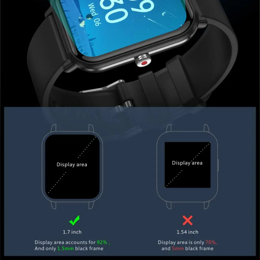Vitasense - Health Monitoring Digital Touchscreen Smartwatch