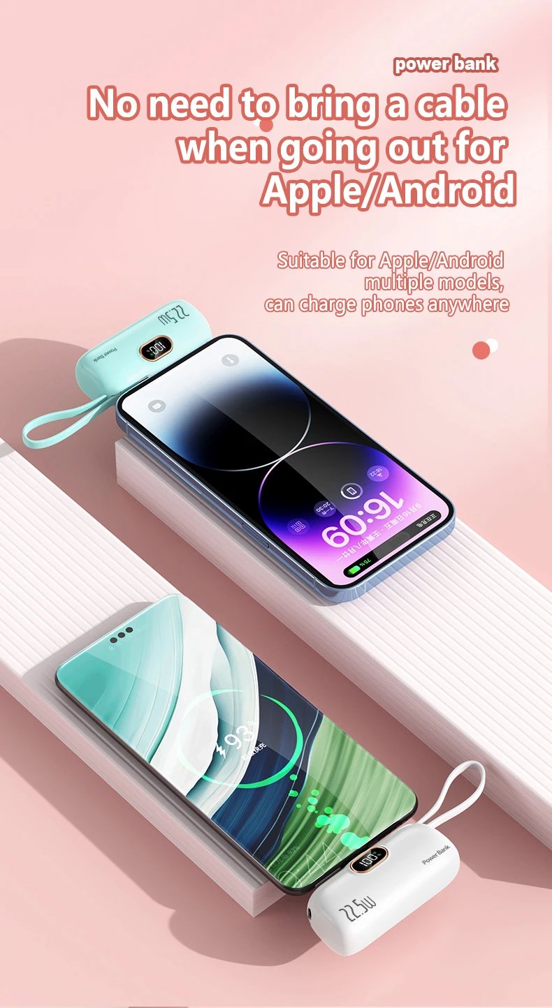 Voltxa - Compact 5000 mAh Power Bank Charger