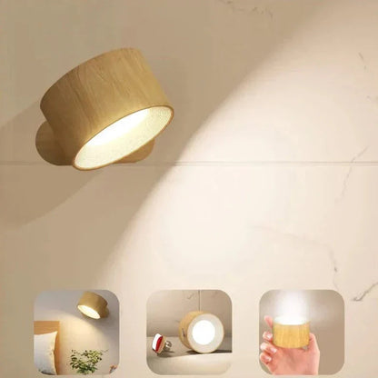 Wira Wall Sconce | Wireless, 360° Rotation, Dimmable Wall Light 6