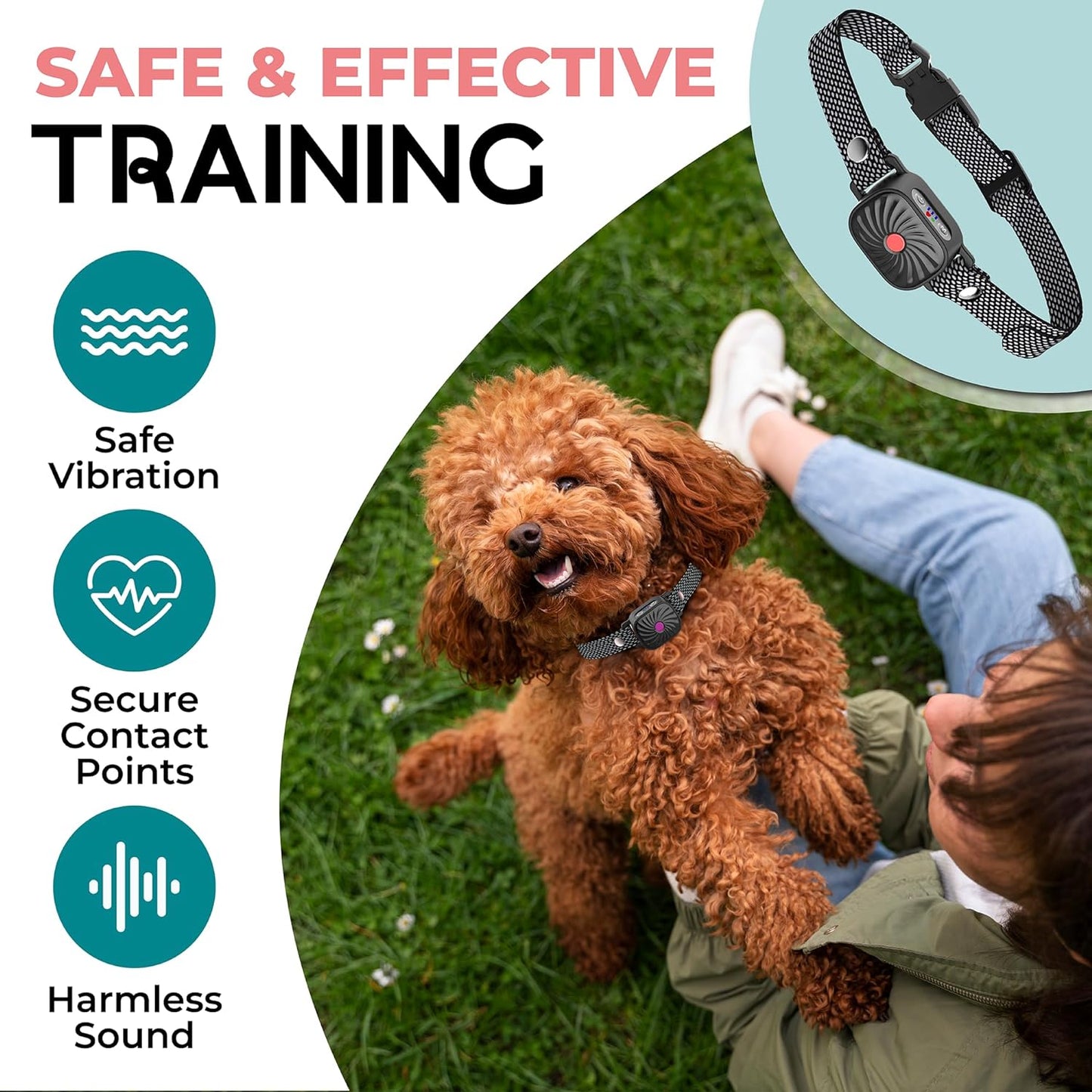 Zenvira - Vibrating Small Dog Bark Collar