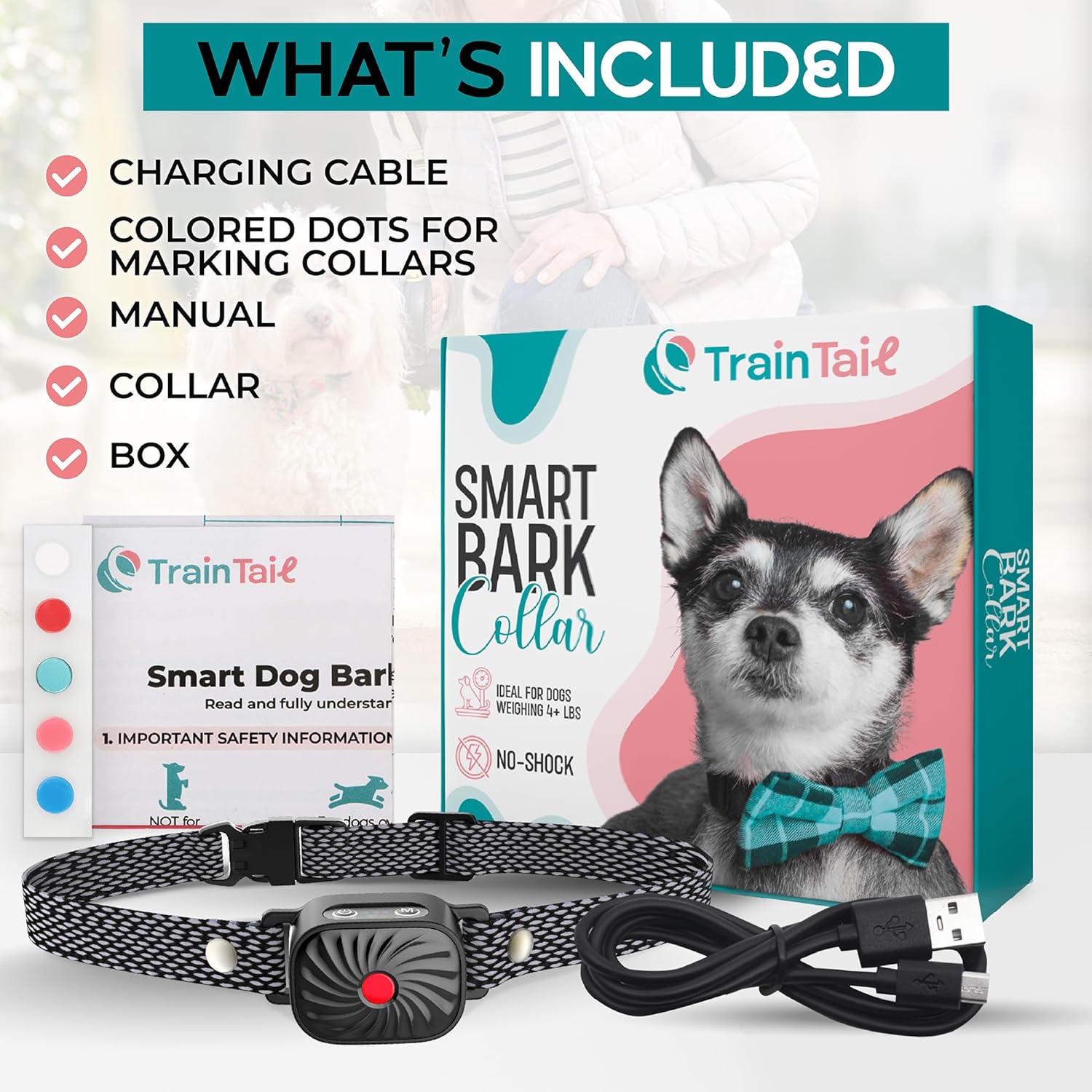 Zenvira - Vibrating Small Dog Bark Collar